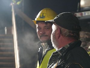 Nachtarbeit zwischen Nordhausen und Werther