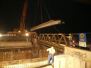 Nachtarbeit zwischen Nordhausen und Werther