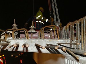 Nachtarbeit zwischen Nordhausen und Werther