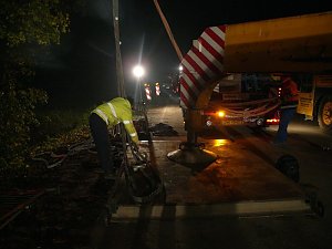 Nachtarbeit zwischen Nordhausen und Werther