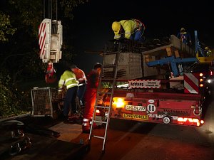 Nachtarbeit zwischen Nordhausen und Werther