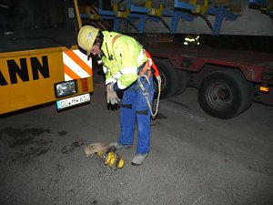 Nachtarbeit zwischen Nordhausen und Werther