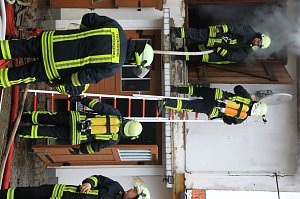 Scheunenbrand in Gro&szlig;berndten