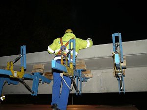 Nachtarbeit zwischen Nordhausen und Werther