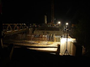 Nachtarbeit zwischen Nordhausen und Werther