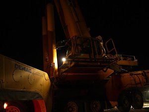 Nachtarbeit zwischen Nordhausen und Werther