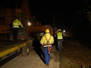 Nachtarbeit zwischen Nordhausen und Werther