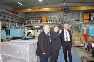 Der besondere runde Ordner f&uuml;r den Wirtschaftsminister