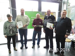 Besuch beim mdr: Ausgezeichnet wurde hier Willi Kenzke, Emil Widrich und Johannes Bellmann