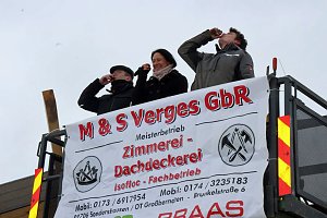 Richtfest f&uuml;r neue Bungalows im Ferienpark