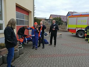 Neue Jacken für den Feuerwehr-Nachwuchs...