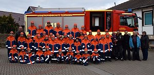 Neue Jacken für den Feuerwehr-Nachwuchs...
