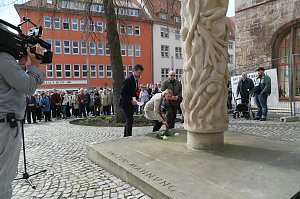 An den 73. Jahrestag der Bombardierung Nordhausens gedacht