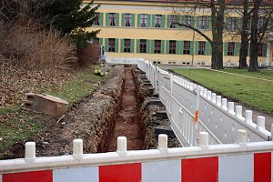 Baumaßnahme Fernwärmetrasse