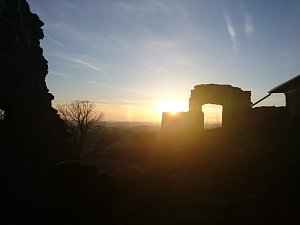 Die Sonne &uuml;ber dem S&uuml;dharz sagt tsch&uuml;ss