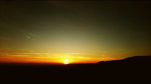 Die Sonne &uuml;ber dem S&uuml;dharz sagt tsch&uuml;ss