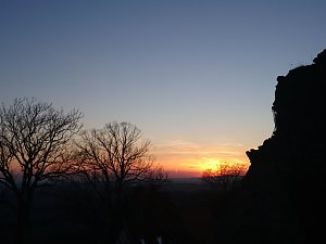 Die Sonne &uuml;ber dem S&uuml;dharz sagt tsch&uuml;ss