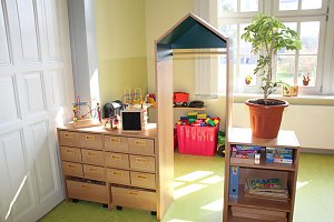 Hurra, wir spielen in der sanierten Kita