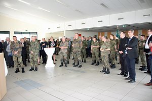 Aus der Region verabschiedet und empfangen