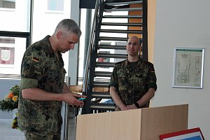 Aus der Region verabschiedet und empfangen
