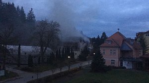 Feuer im ehemaligen Sanatorium