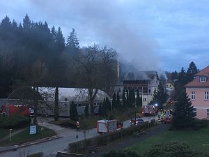 Feuer im ehemaligen Sanatorium