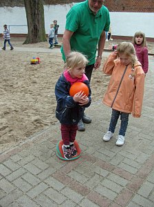 Verkehrssicherheitstag der Kita  Pfiffikus Ringleben
