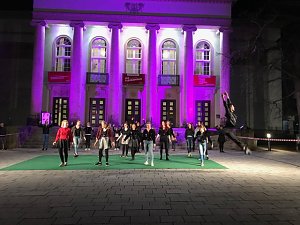 Die Eleven des Tanzstudio Radeva auf der 10. Nordth&uuml;ringer Kulturnacht