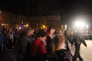 Die Eleven des Tanzstudio Radeva auf der 10. Nordth&uuml;ringer Kulturnacht