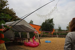 Sommerfest im Wohngebiet