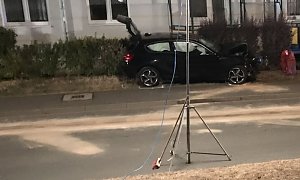 Unfall in der Borntalstra&szlig;e