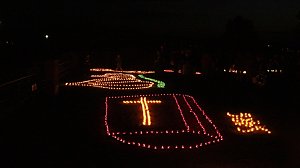 15. Lichterfest auf dem Petersberg