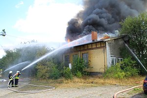 Gro&szlig;brand auf Bahnhofsgel&auml;nde