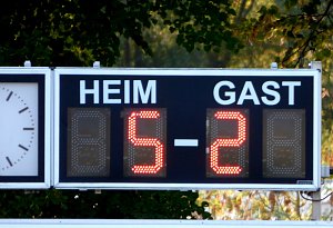 Das traditionelle Fu&szlig;ball-Spiel im Stadion an der Wipper