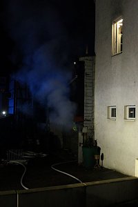 Brand in der K&auml;the-Kollwitz-Stra&szlig;e