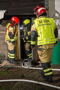 Brand in der K&auml;the-Kollwitz-Stra&szlig;e