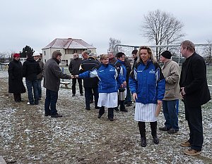 Grundsteinlegung Sportlerheim Westerengel