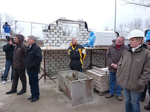 Grundsteinlegung Sportlerheim Westerengel