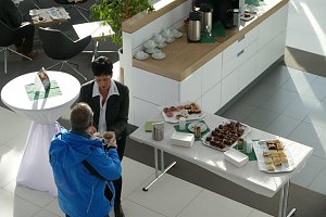 Sonnige Aussichten beim Skoda-Buffet