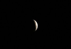 Mondfinsternis am 21. Januar 2019