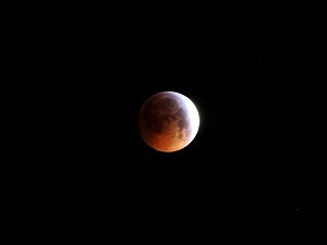 Mondfinsternis am 21. Januar 2019