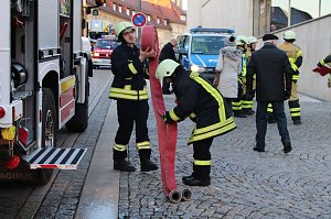 Brand in Toilette