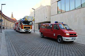 Brand in Toilette
