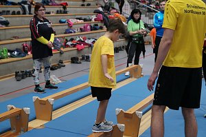 Die J&uuml;ngsten testeten Fitness und Geschicklichkeit