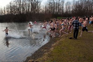 Eisiges Baden