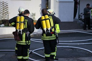 Dachstuhlbrand in Sondershausen Bebra