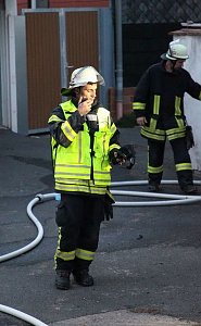 Dachstuhlbrand in Sondershausen Bebra