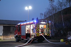 Dachstuhlbrand in Sondershausen Bebra