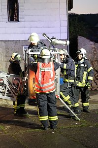 Dachstuhlbrand in Sondershausen Bebra