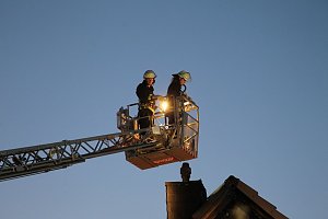 Dachstuhlbrand in Sondershausen Bebra